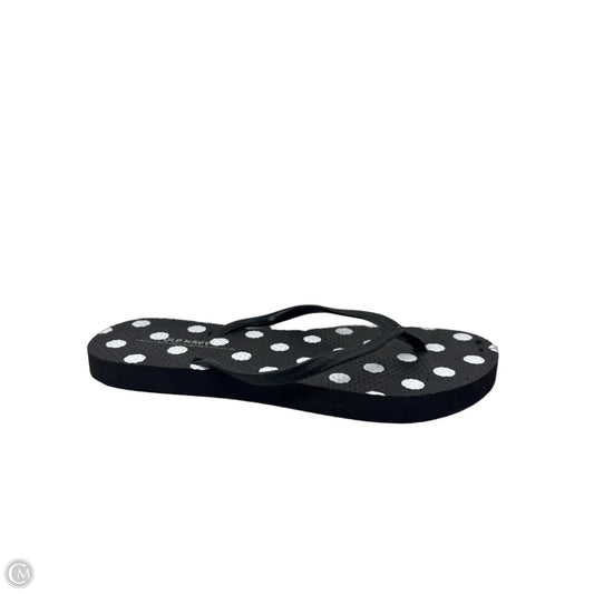 Sandals Flip Flops By Old Navy In Black & White, Size: 6
