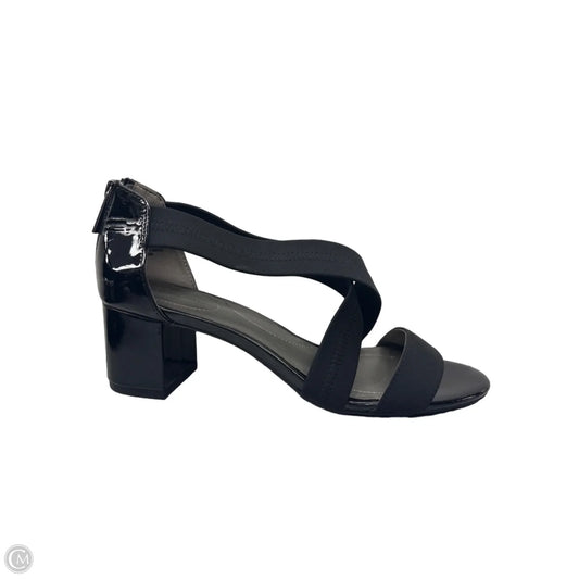 Sandals Heels Block By Bandolino In Black, Size: 8