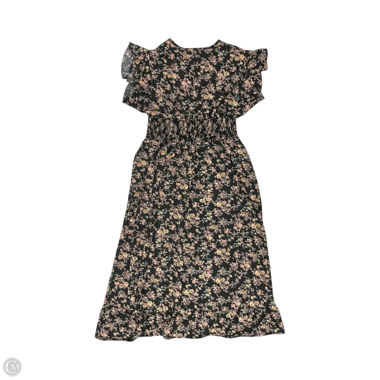 Dress Party Long By Cme In Floral Print, Size: 2x