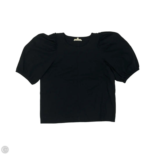 Top Short Sleeve By Madewell In Black, Size: L