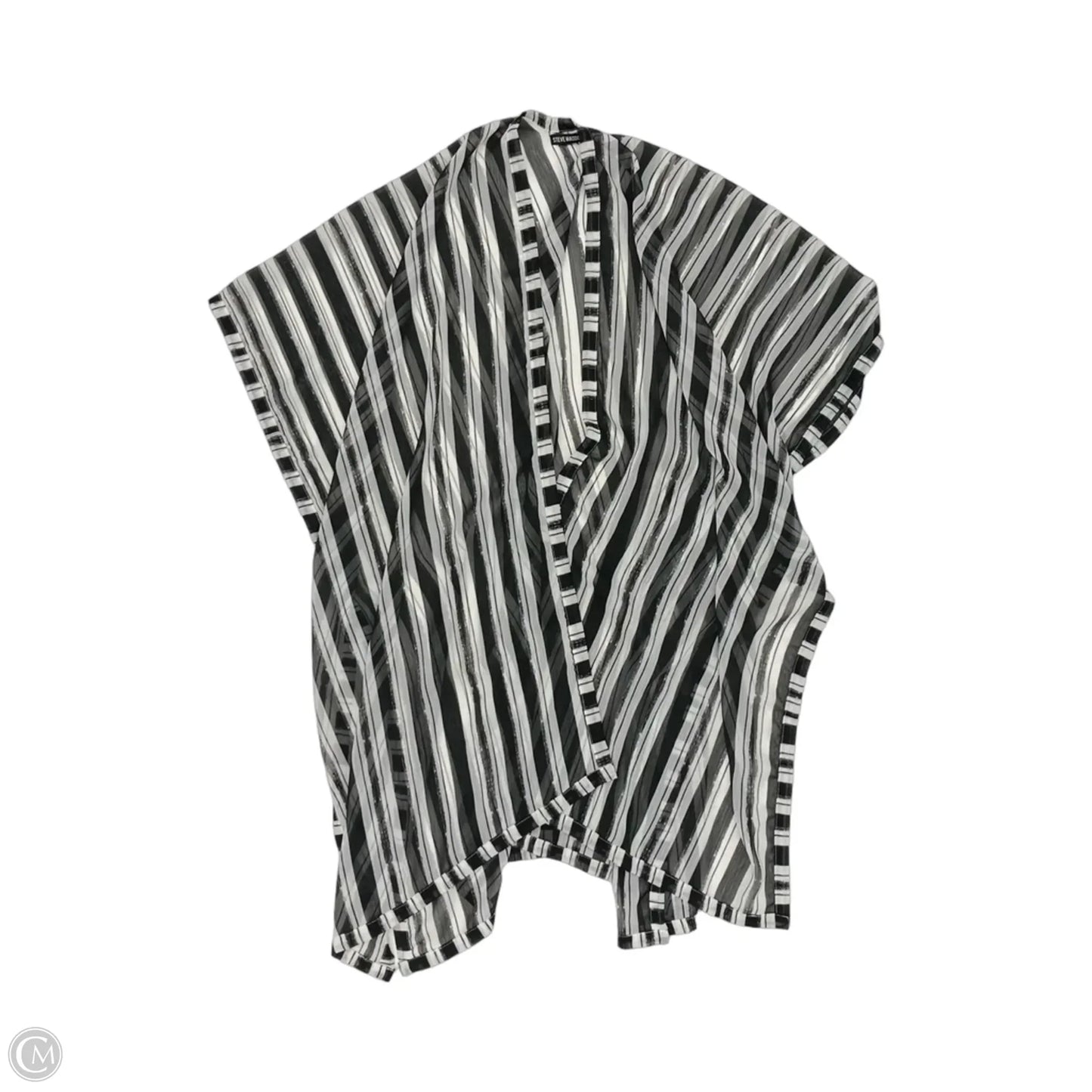 Kimono By Steve Madden In Black & White, Size: Os