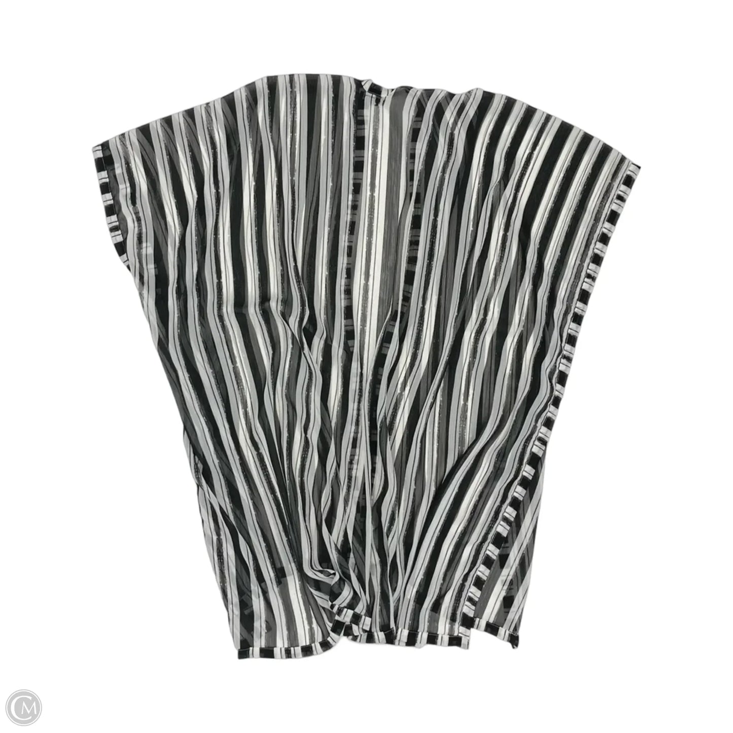 Kimono By Steve Madden In Black & White, Size: Os