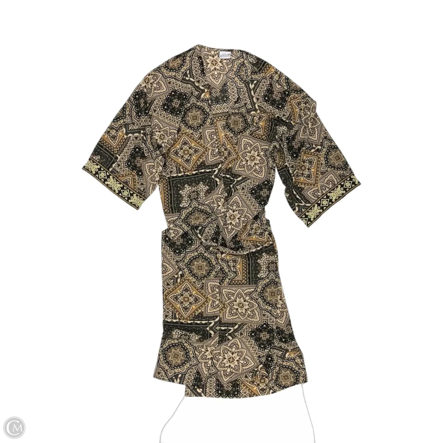 Kimono By Clothes Mentor In Brown, Size: Os