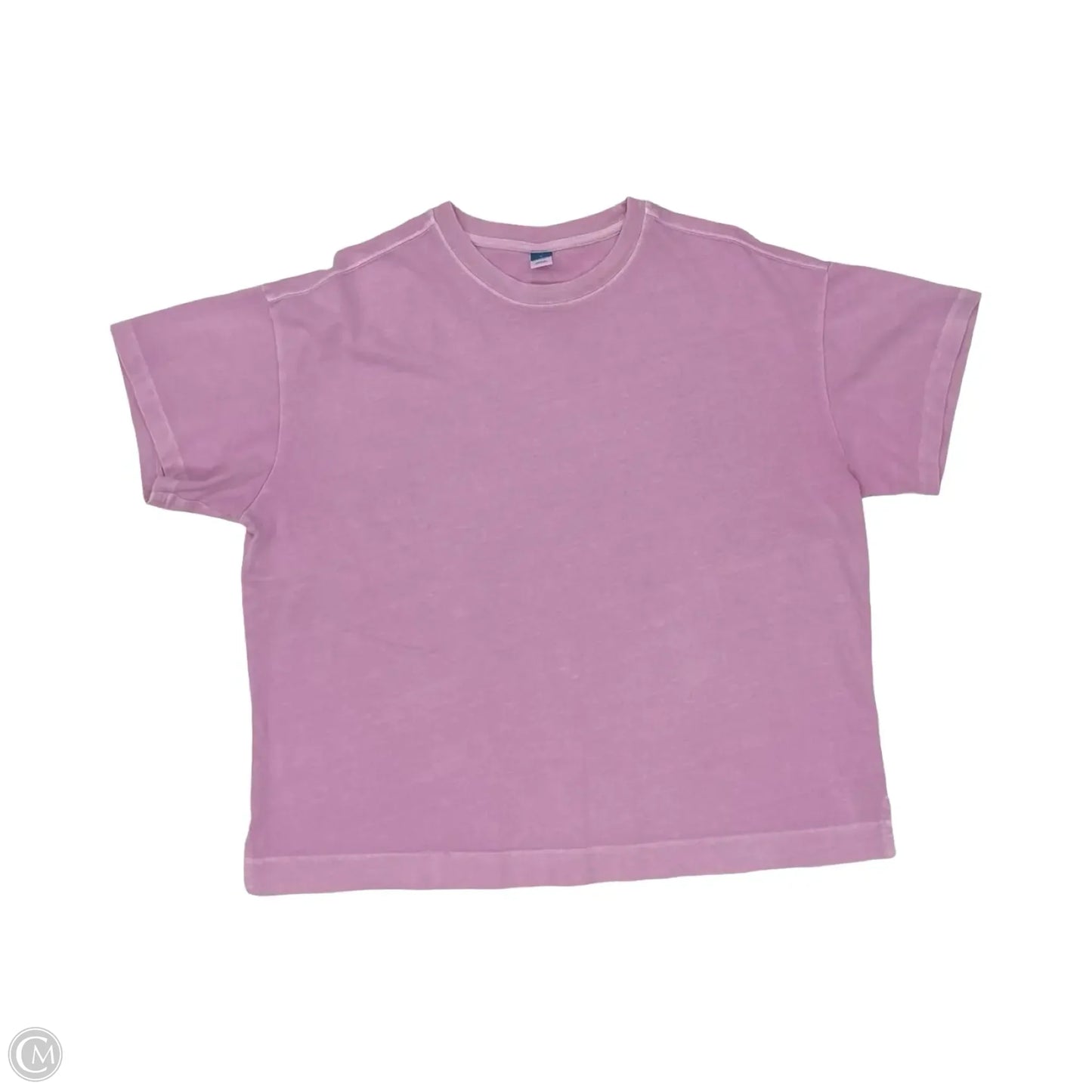 Top Short Sleeve Basic By Old Navy In Purple, Size: L