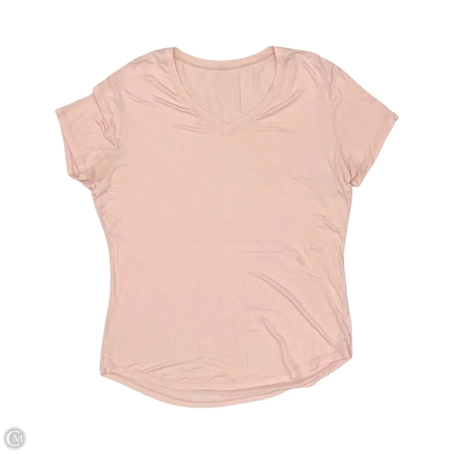 Athletic Top Short Sleeve By Zyia In Pink, Size: Xl