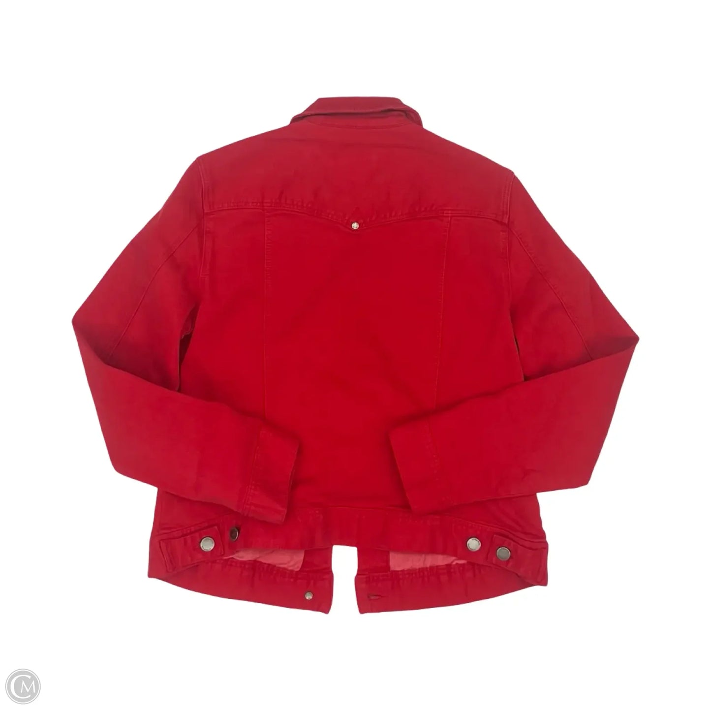 Jacket Denim By Liverpool In Red Denim, Size: M