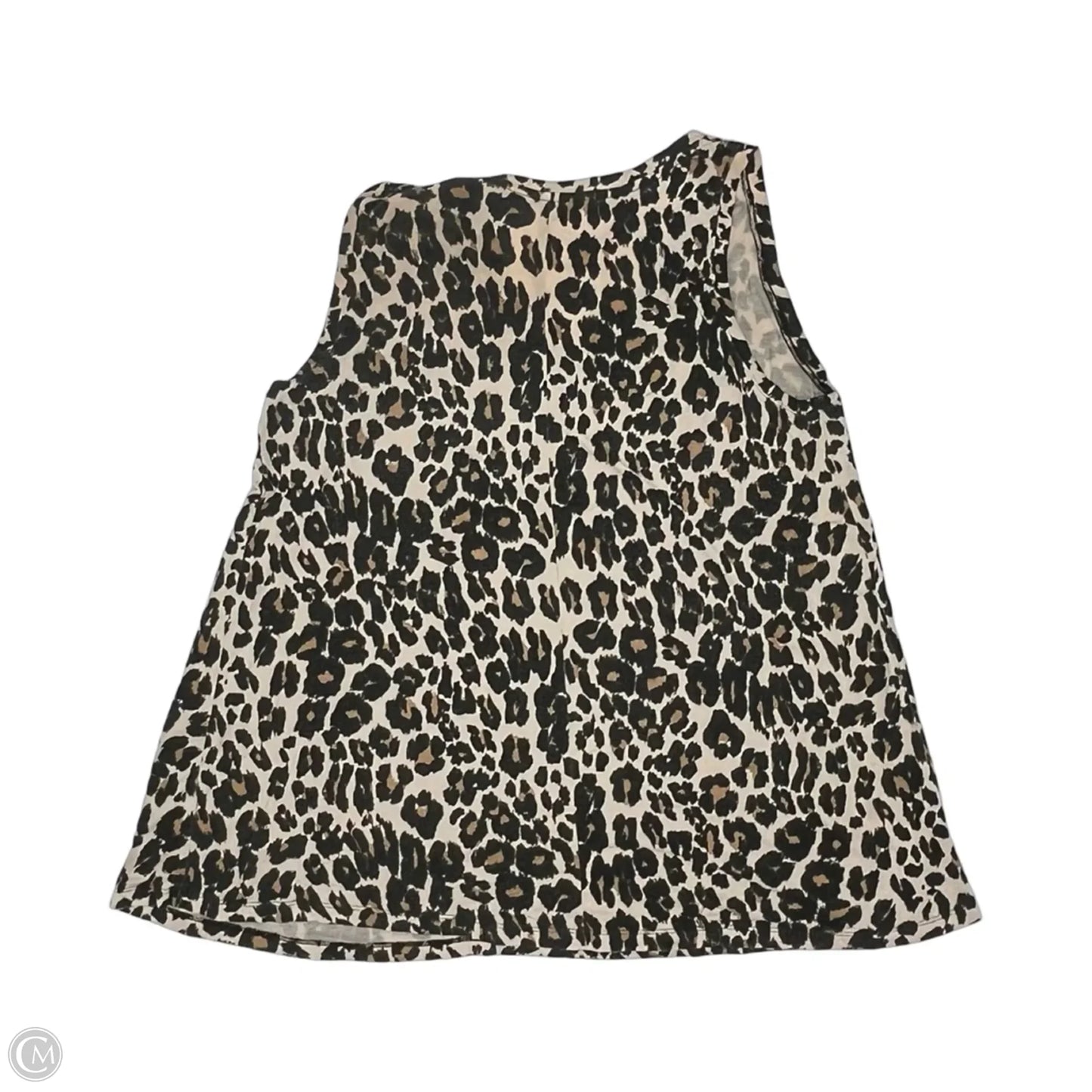 Top Sleeveless By Lane Bryant In Leopard Print, Size: L