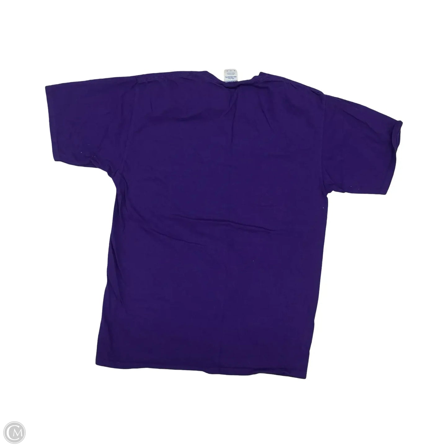Athletic Top Short Sleeve By Port & Company In Purple, Size: M
