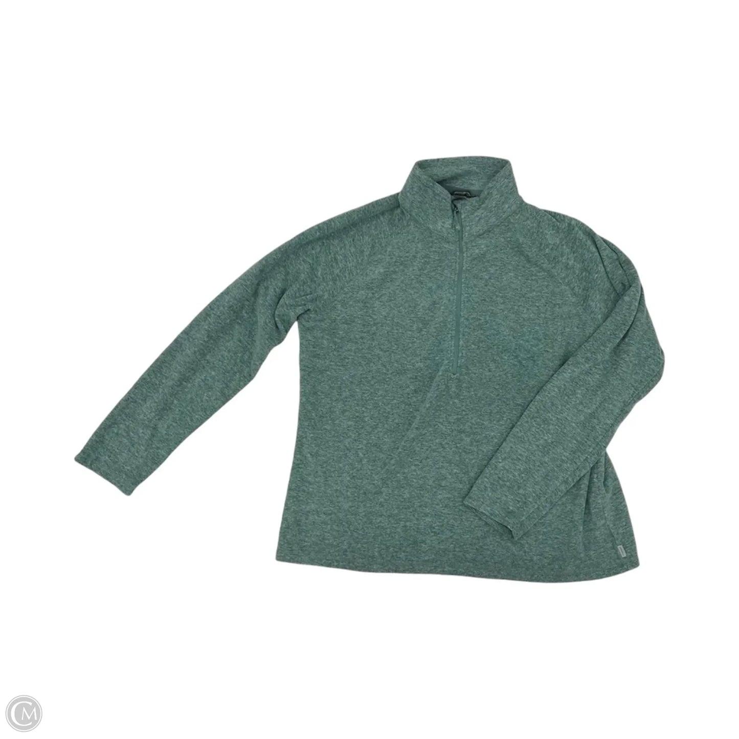 Jacket Fleece By Eddie Bauer In Green, Size: Xl