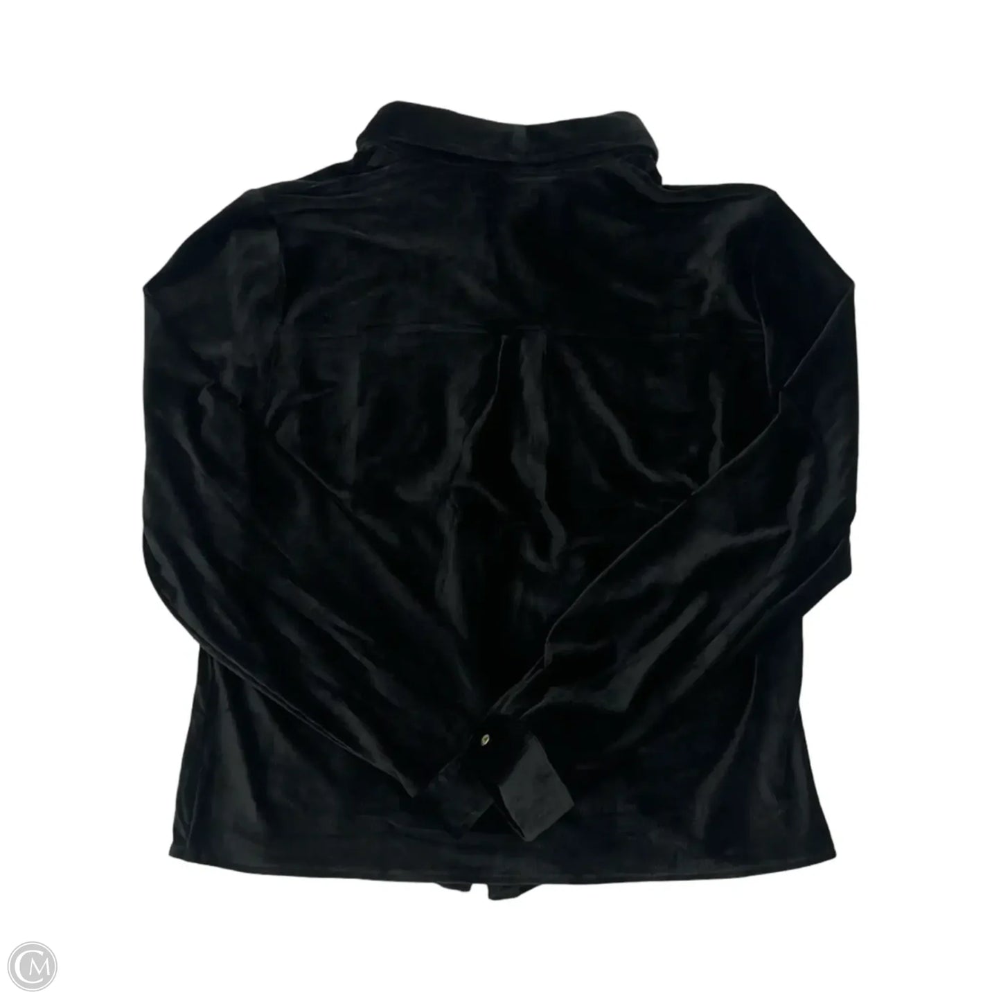 Blouse Long Sleeve By Clothes Mentor In Black, Size: Xl