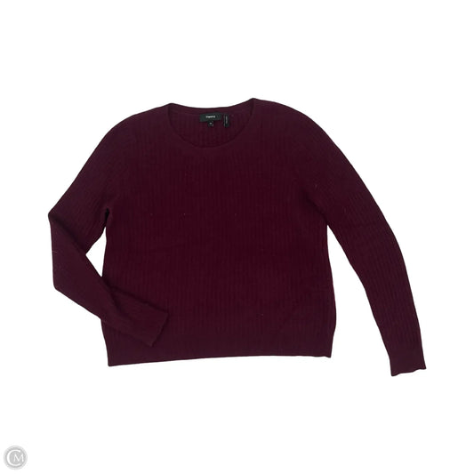 Sweater Cashmere By Theory In Maroon, Size: M