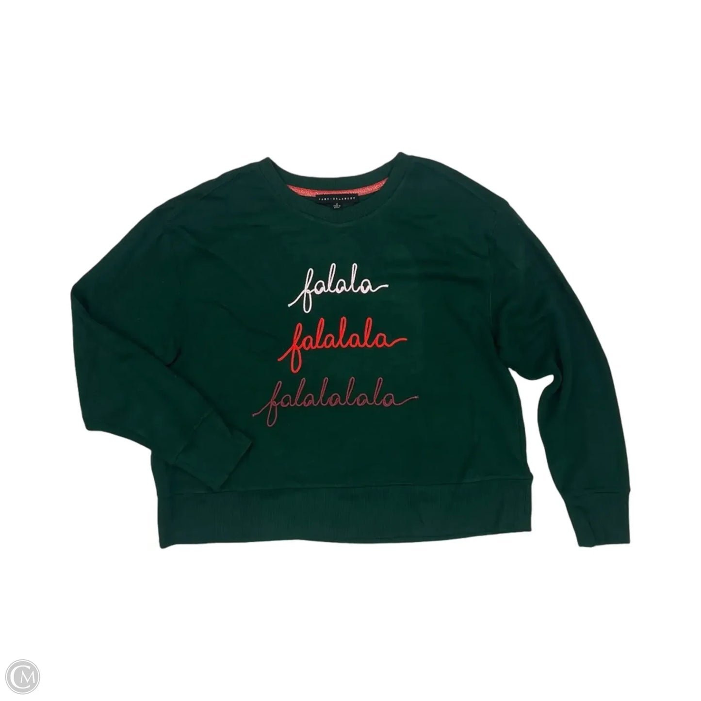 Top Long Sleeve By Jane And Delancey In Green, Size: M