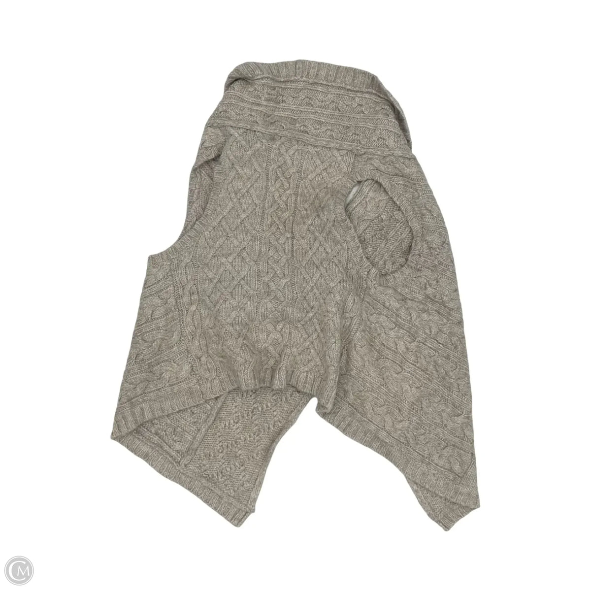 Sweater Cardigan By Loft In Tan, Size: L