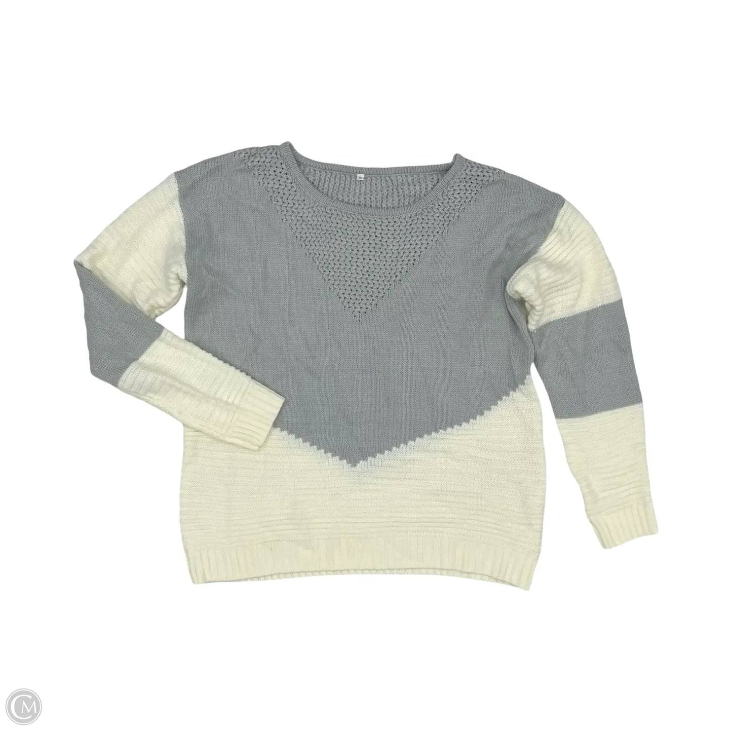 Sweater By Cme In Grey, Size: Xl