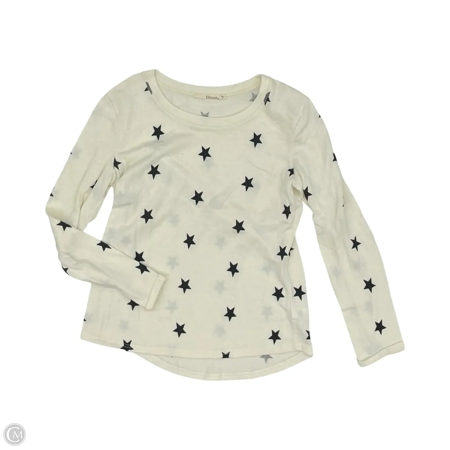 Top Long Sleeve By Ellison In Cream, Size: L
