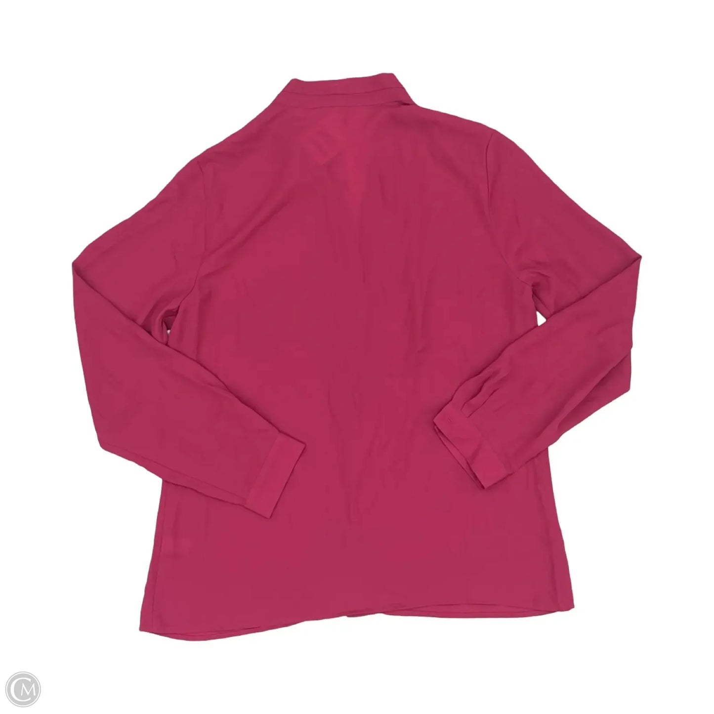 Blouse Long Sleeve By Violet And Claire In Pink, Size: M