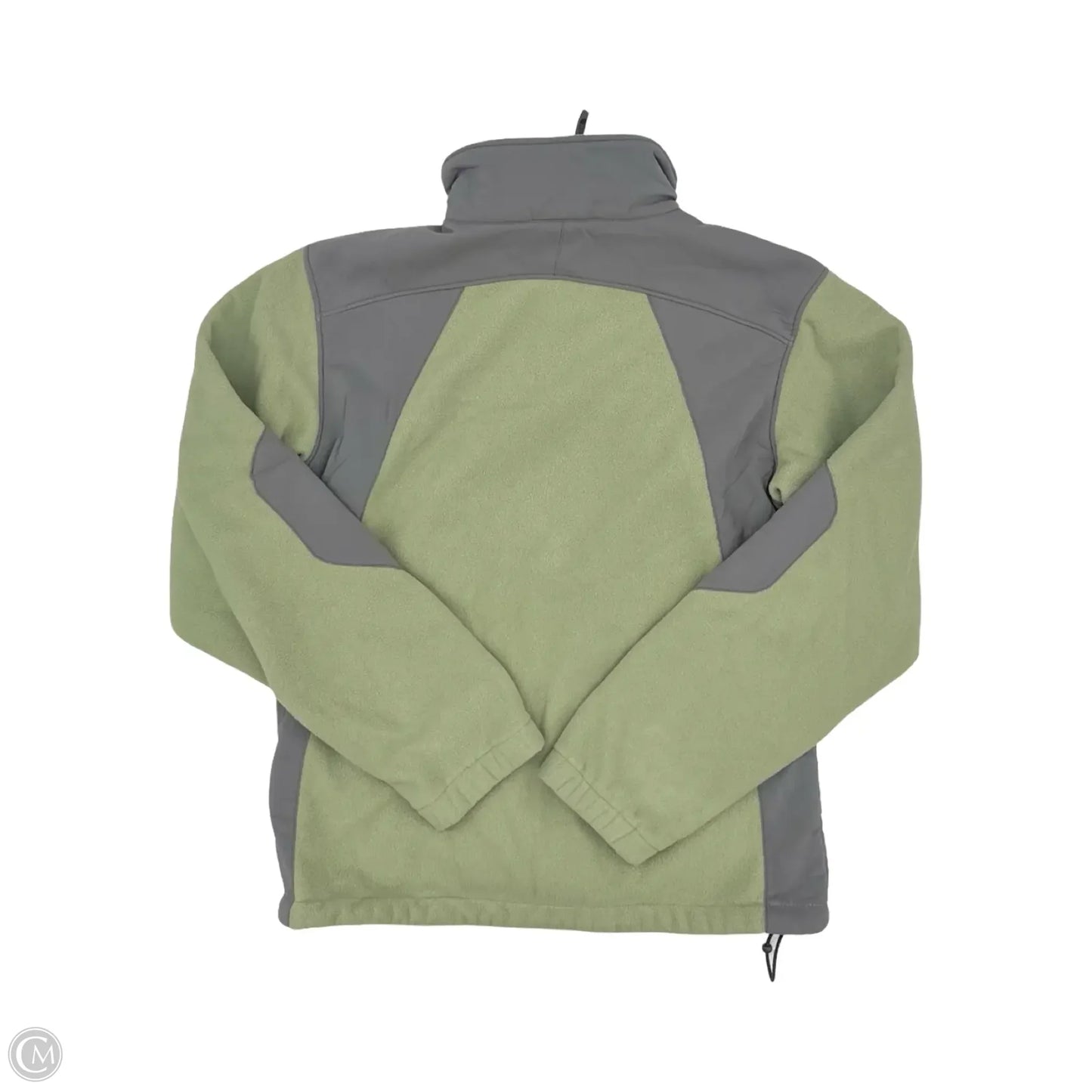 Jacket Fleece By The North Face In Green & Grey, Size: M