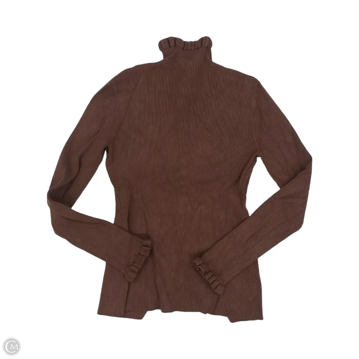 Sweater Cardigan By Commense In Brown, Size: L