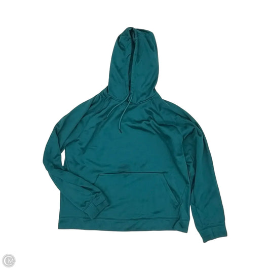 Athletic Sweatshirt Hoodie By Old Navy In Teal, Size: Xl