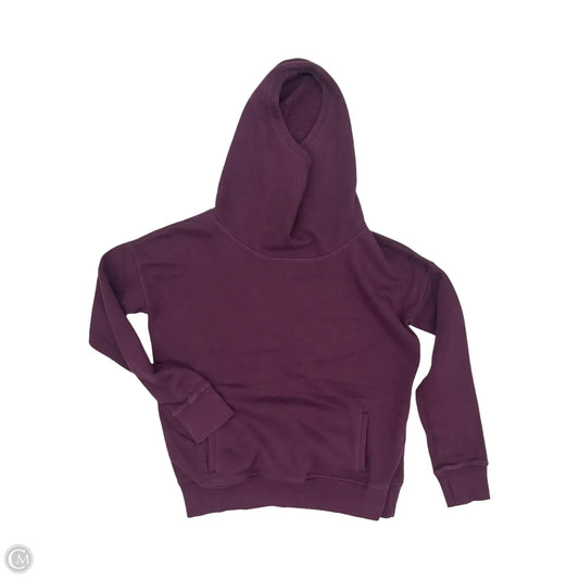 Athletic Sweatshirt Hoodie By Zyia In Purple, Size: L