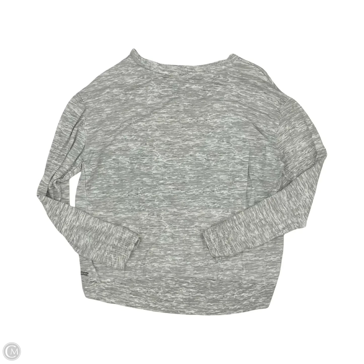 Top Long Sleeve By Clothes Mentor In Grey, Size: L