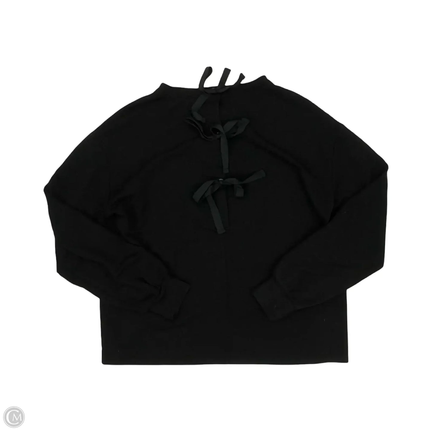 Top Long Sleeve By Clothes Mentor In Black, Size: L
