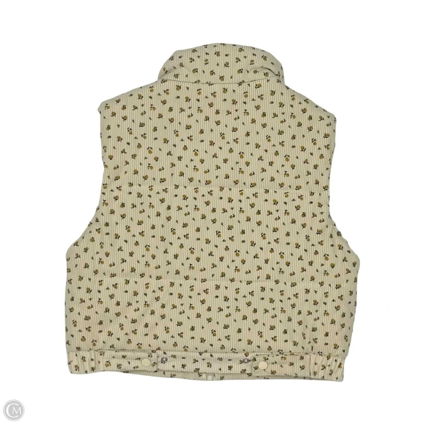 Vest Puffer & Quilted By Ashley In Tan, Size: S