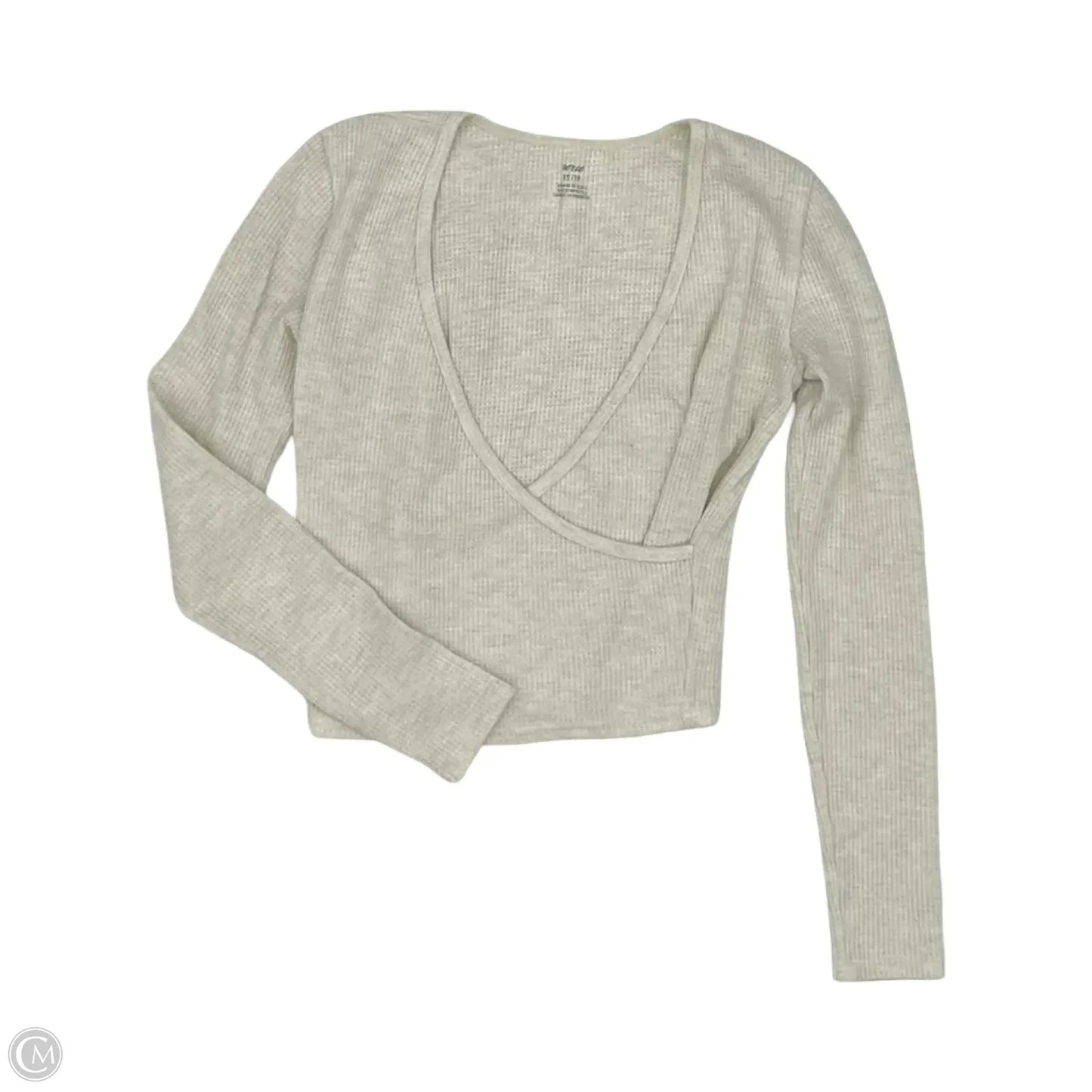 Top Long Sleeve By Aerie In Cream, Size: Xs