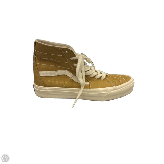 Shoes Sneakers By Vans In Yellow, Size: 8