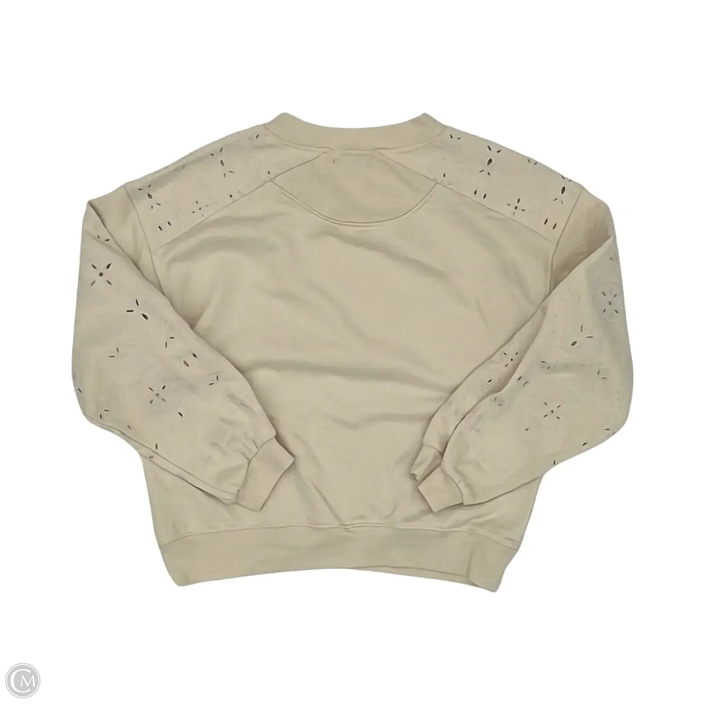 Top Long Sleeve By Democracy In Tan, Size: S
