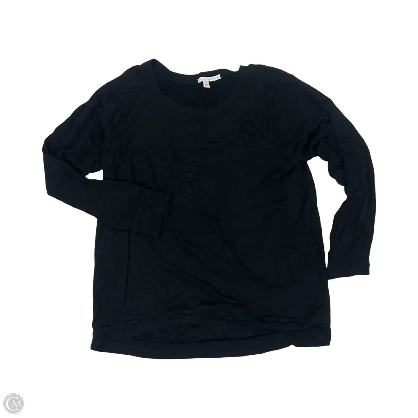 Top Long Sleeve By Thread And Supply In Black, Size: Xl