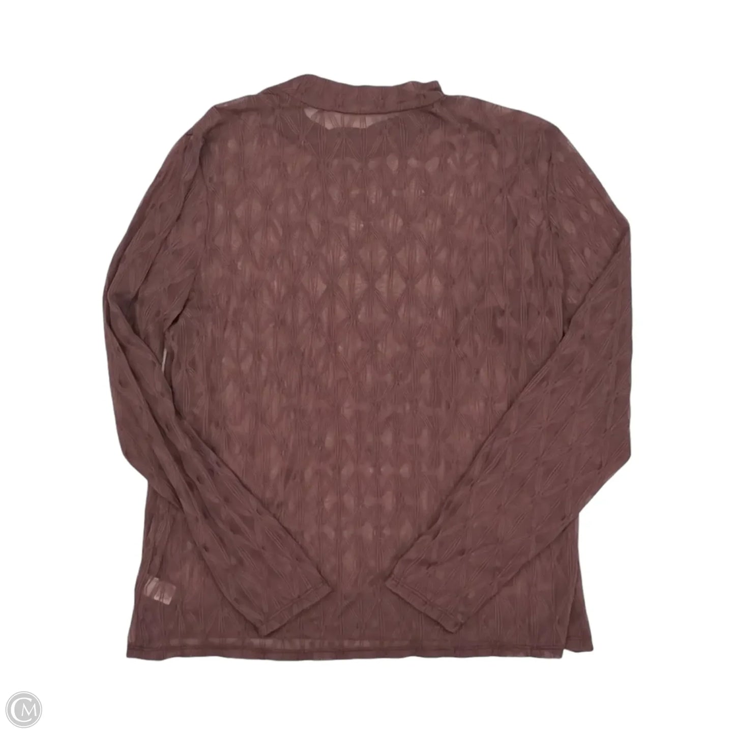 Top Long Sleeve By Maurices In Pink, Size: 1x