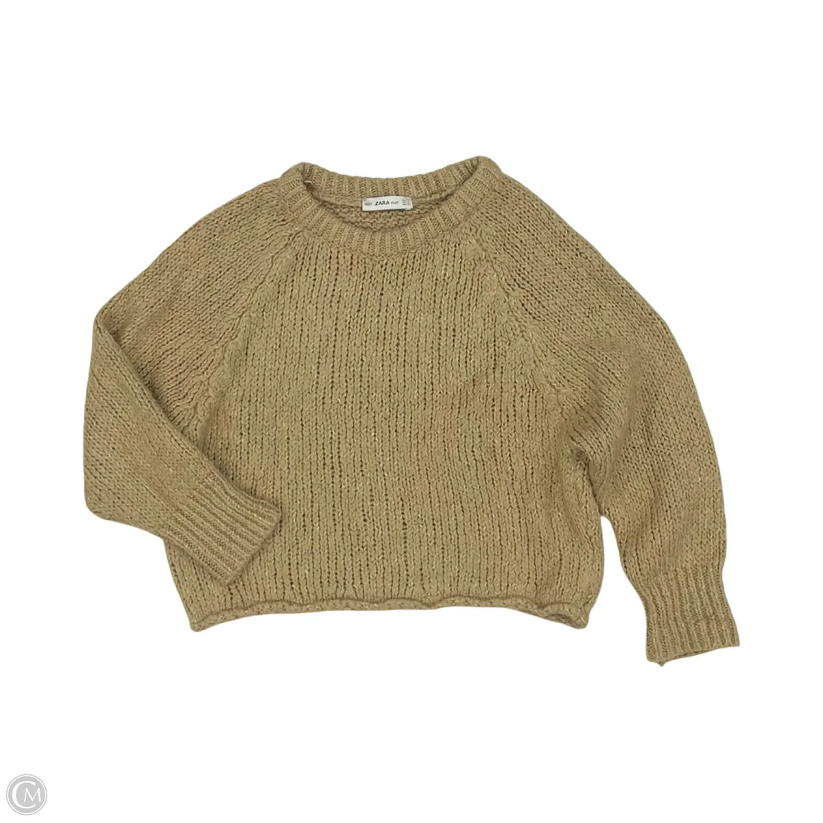 Sweater By Zara In Tan, Size: S