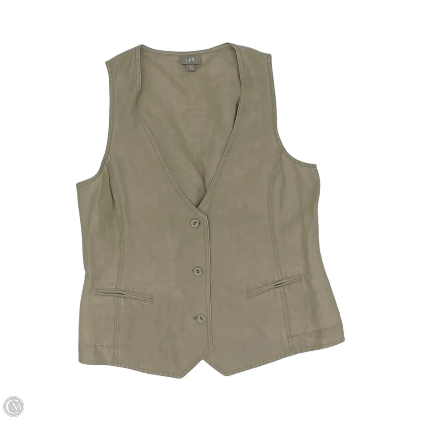 Vest Other By J. Jill In Tan, Size: M