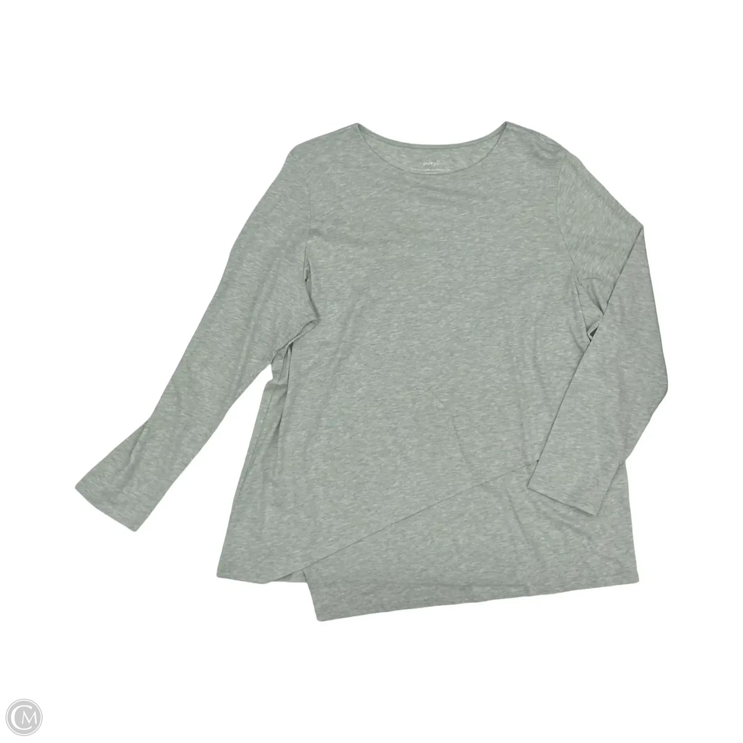 Top Long Sleeve By Pure Jill In Green, Size: Xl