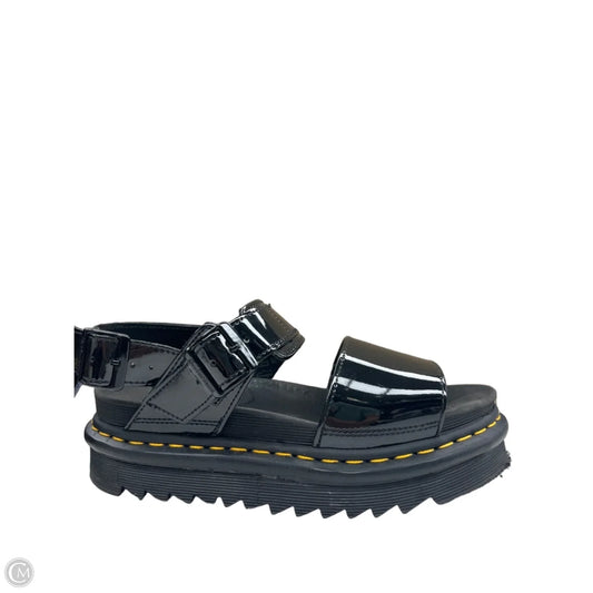 Sandals Heels Platform By Dr Martens In Black, Size: 7