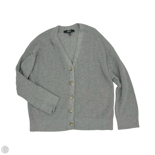 Sweater Cardigan By Hudson In Grey, Size: Xl