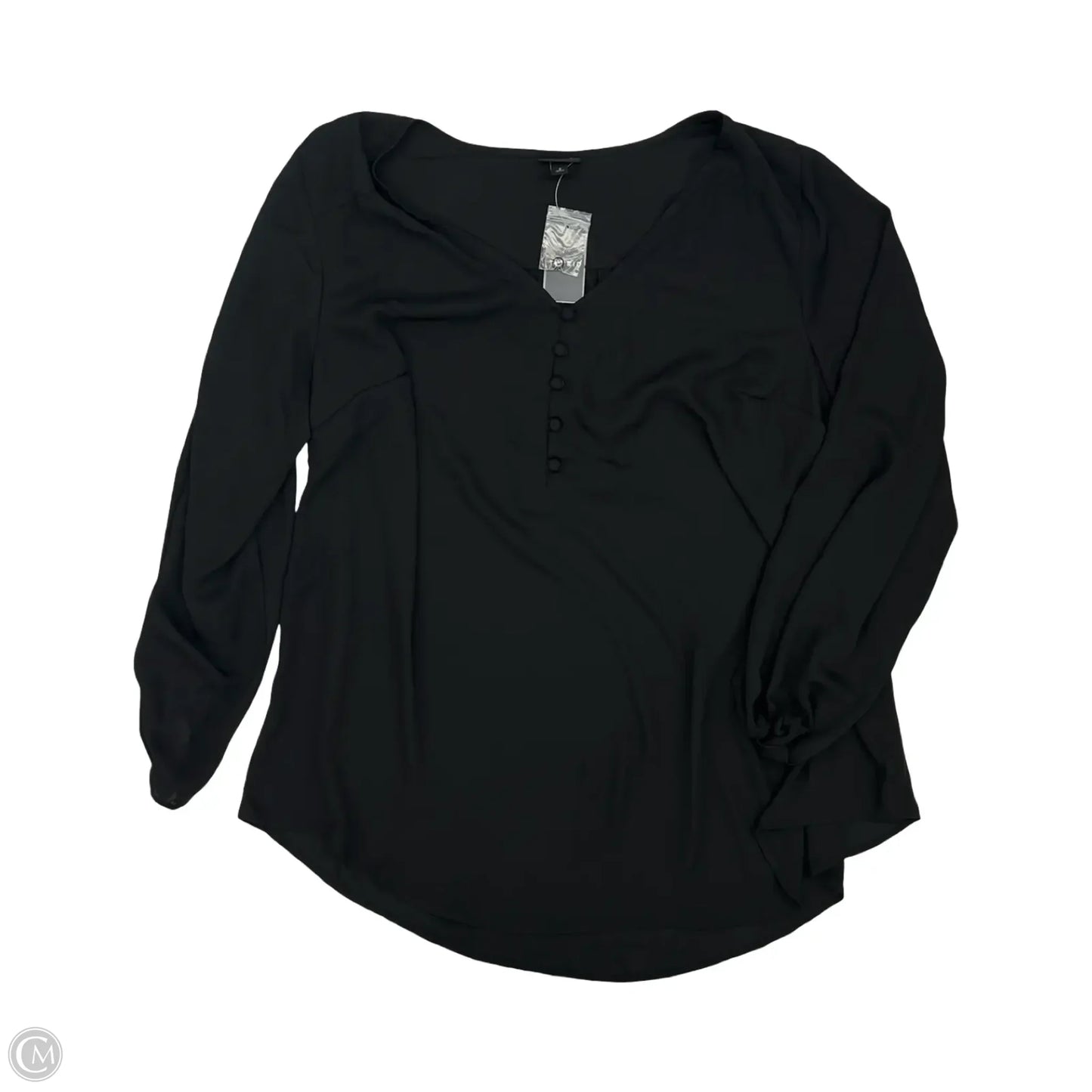 Blouse Long Sleeve By Torrid In Black, Size: 2x