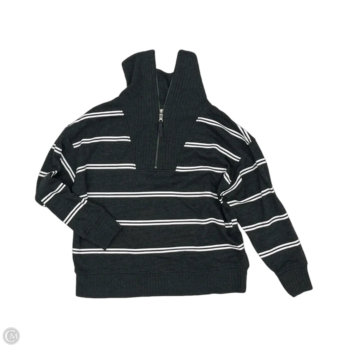 Sweatshirt Collar By Maurices In Grey, Size: M