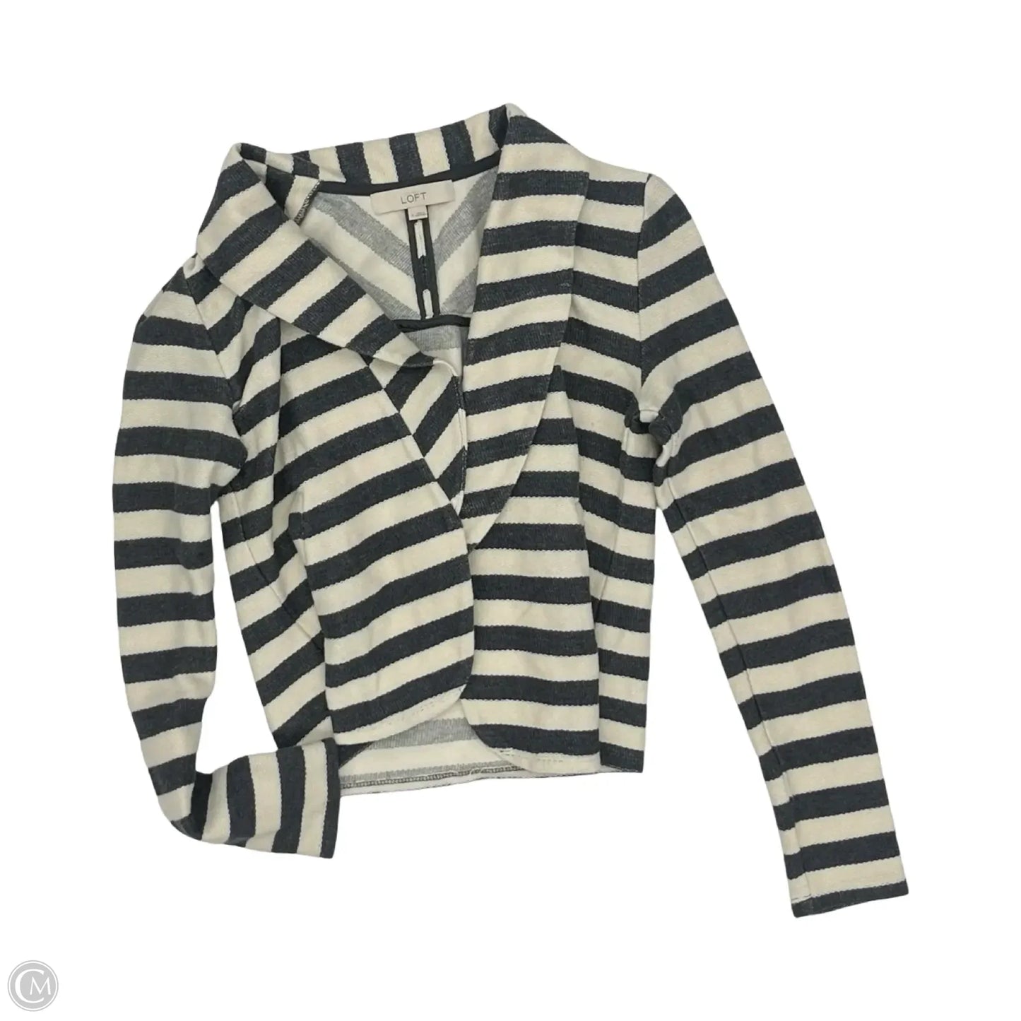 Jacket Other By Loft In Grey & Tan, Size: S