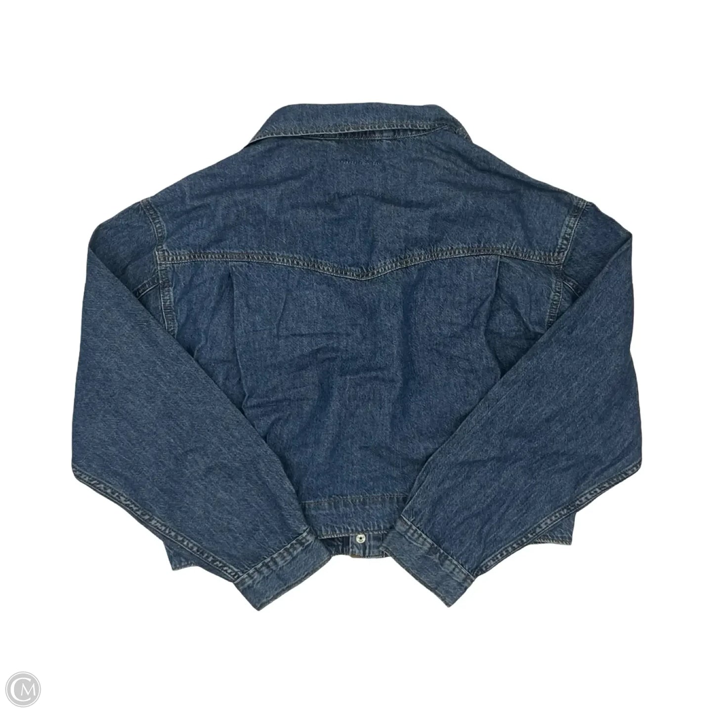 Jacket Denim By Levis In Blue Denim, Size: L