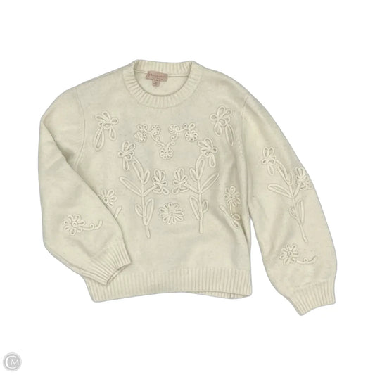 Sweater By Philosophy In Cream, Size: Xs