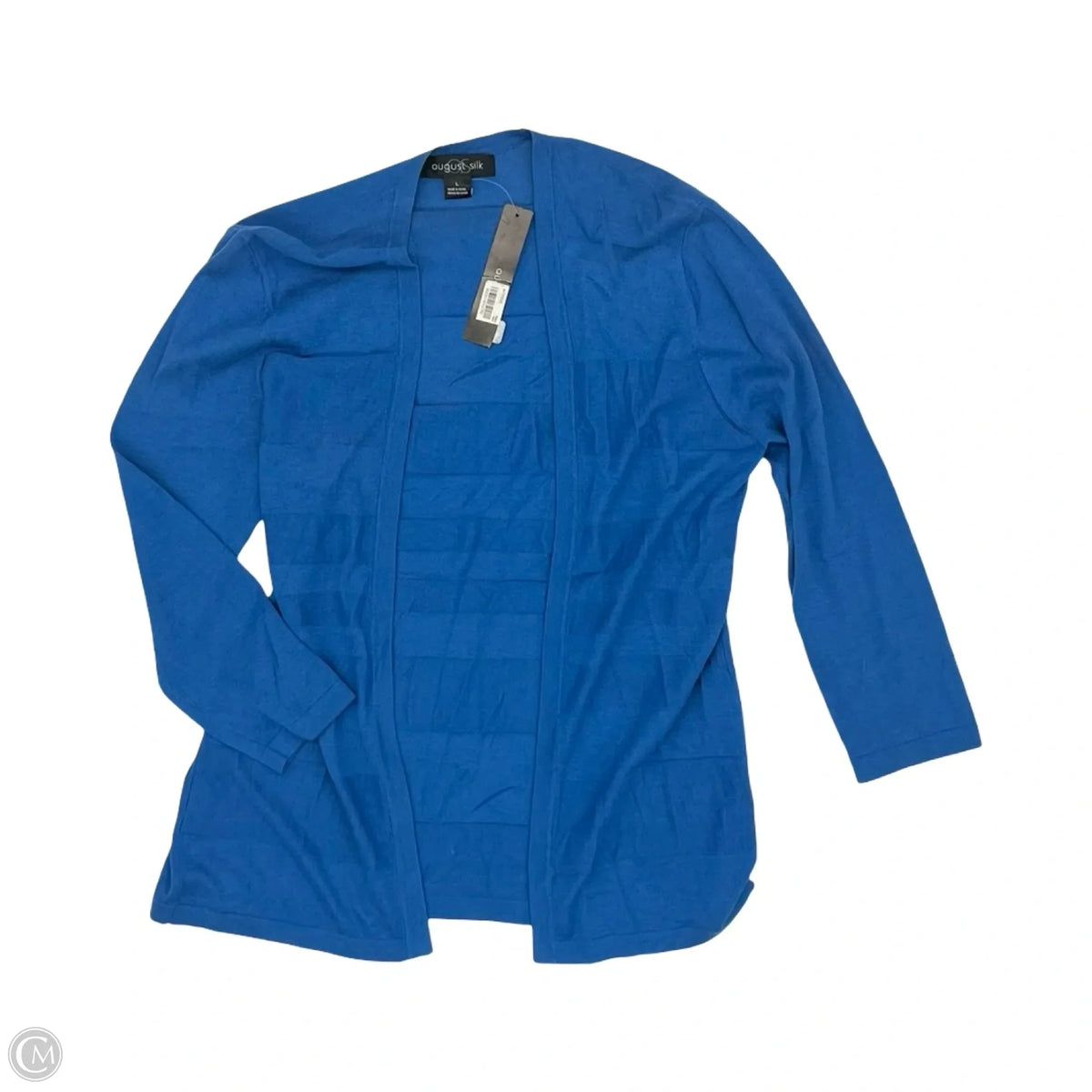 Cardigan By August Silk In Blue, Size: L