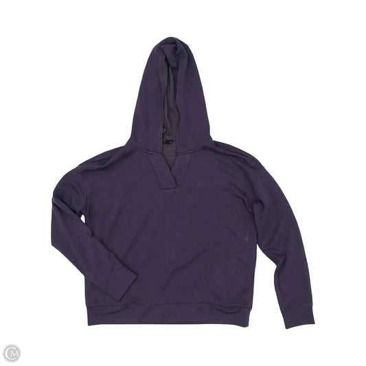 Sweatshirt Hoodie By Gaiam In Purple, Size: L