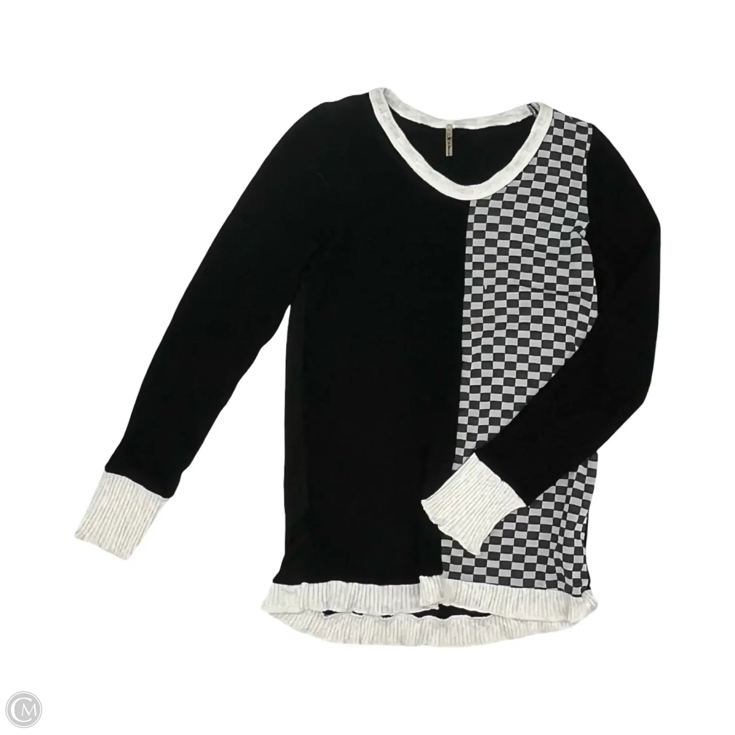 Top Long Sleeve By Clothes Mentor In Black, Size: S