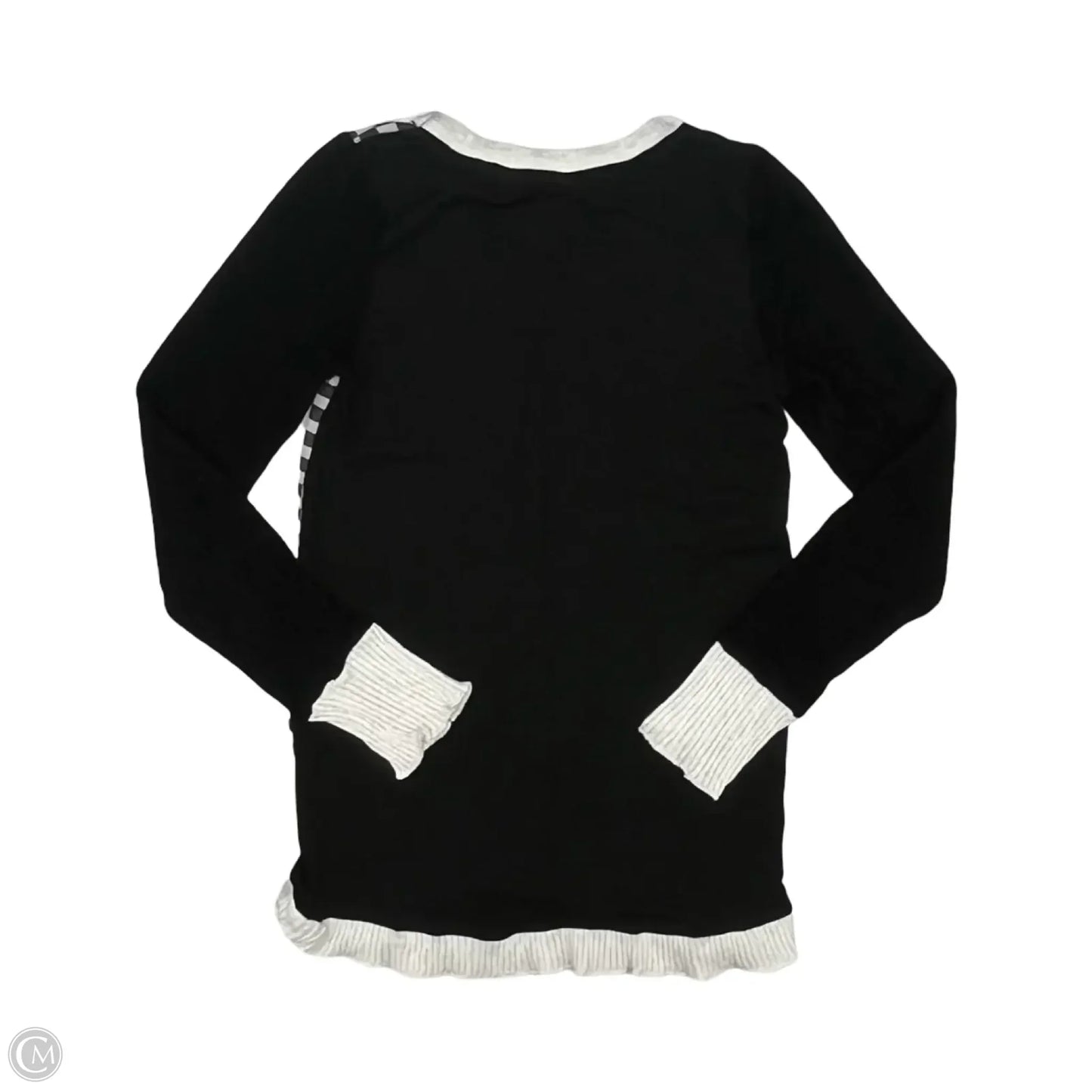 Top Long Sleeve By Clothes Mentor In Black, Size: S