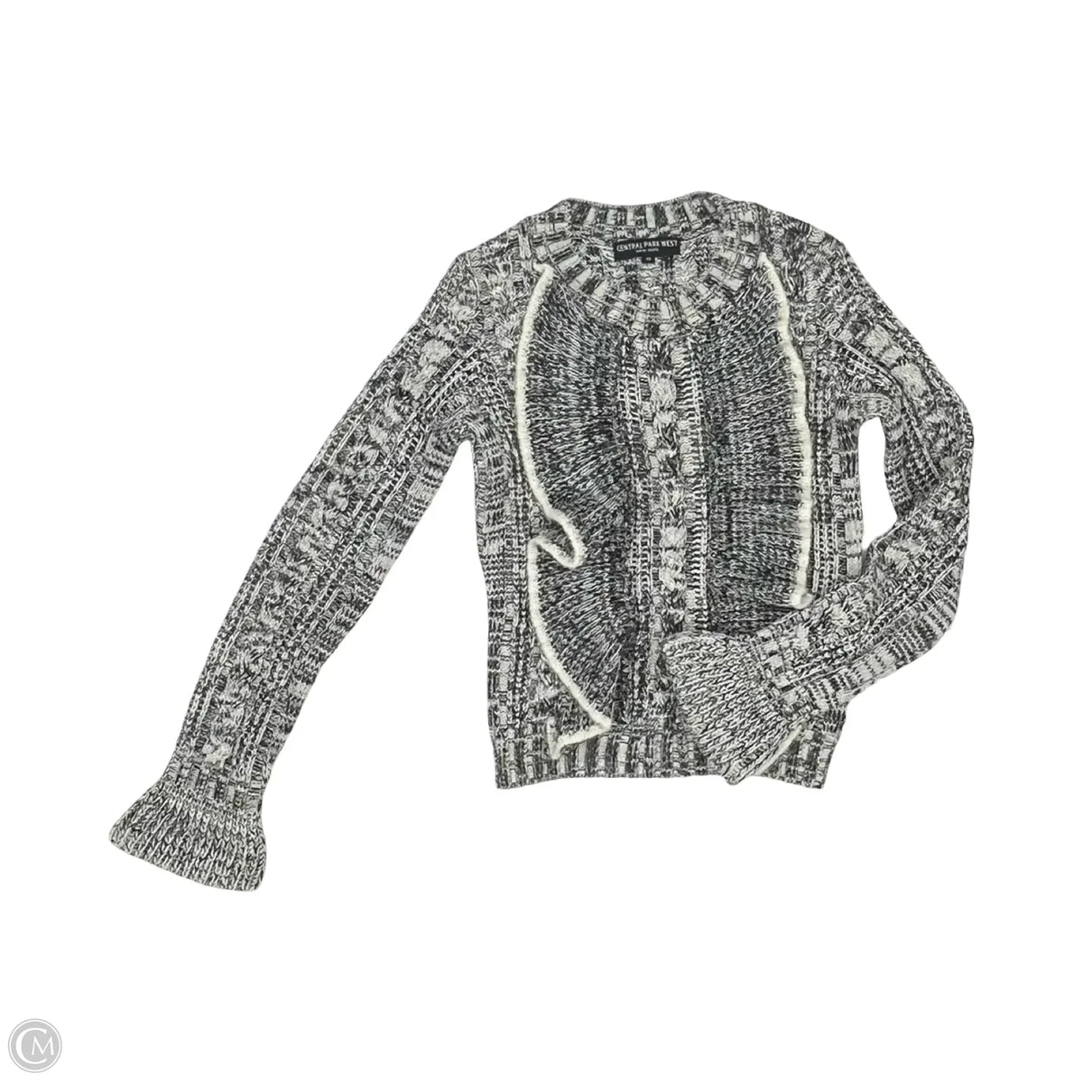 Sweater By Clothes Mentor In Grey, Size: Xs