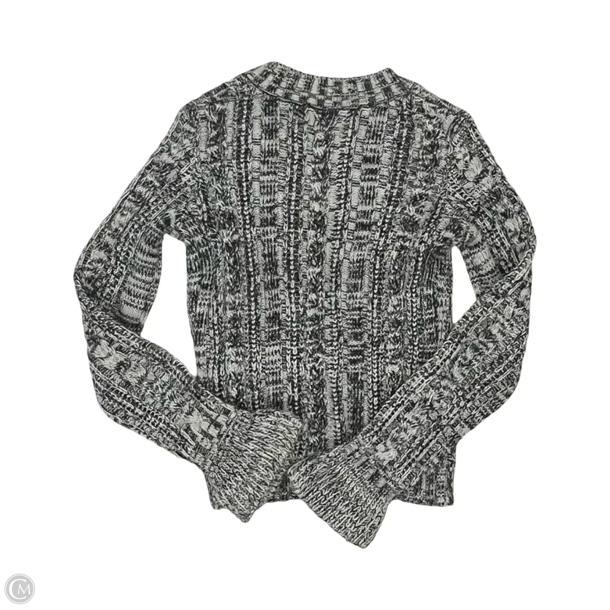 Sweater By Clothes Mentor In Grey, Size: Xs