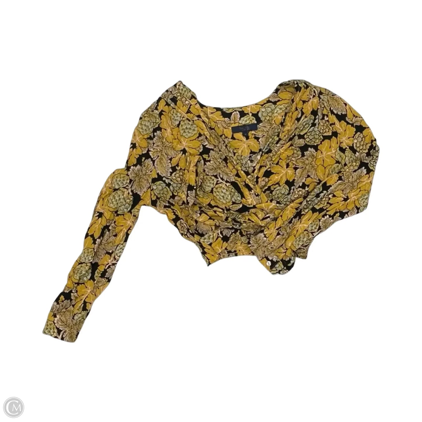 Top Long Sleeve By Rachel Roy In Yellow, Size: M
