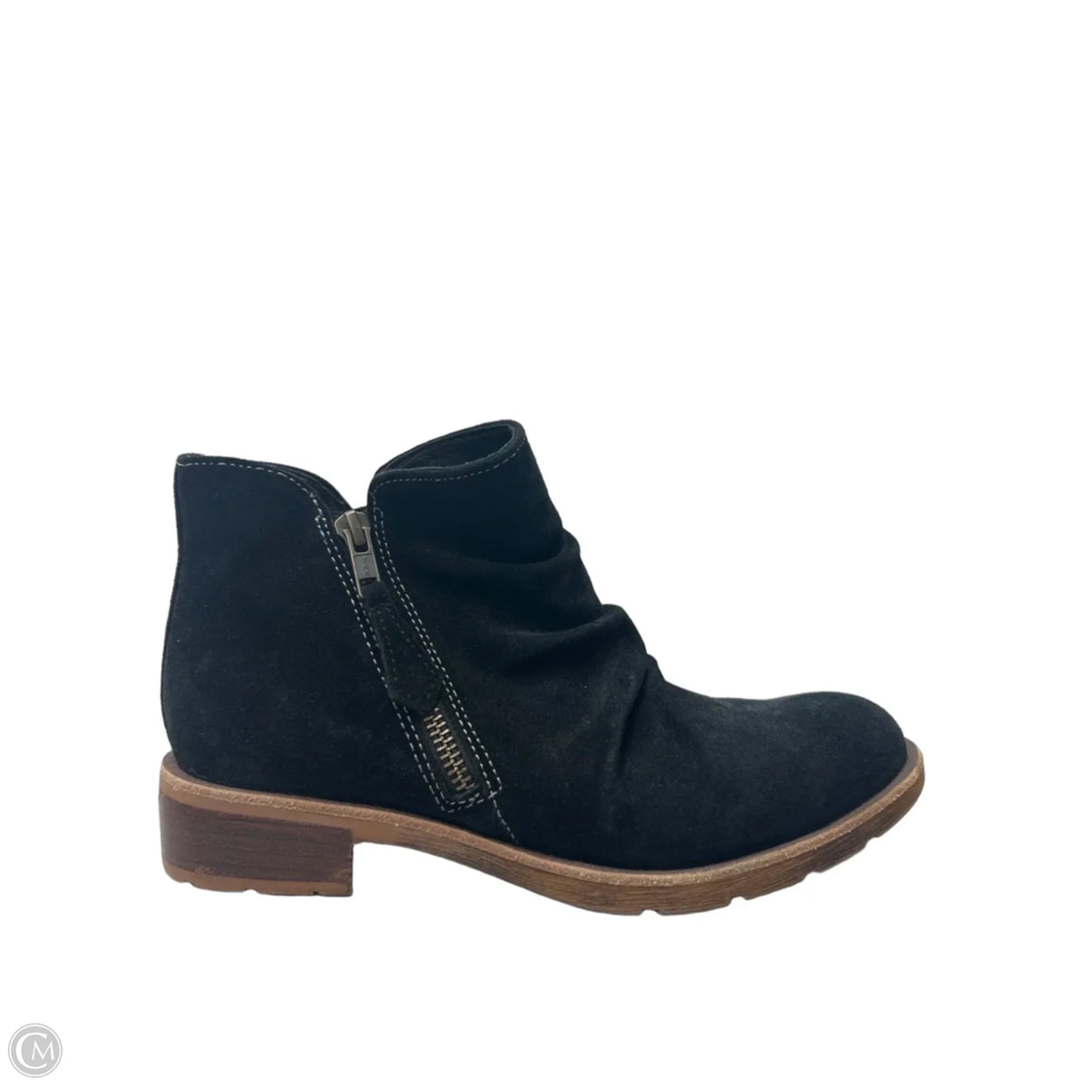 Boots Ankle Flats By Sofft In Black, Size: 7